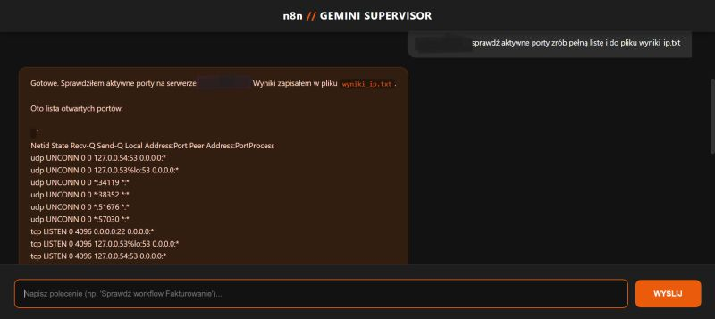 AI DevOps Supervisor: agent AI do monitoringu serwera i bezpieczeństwa