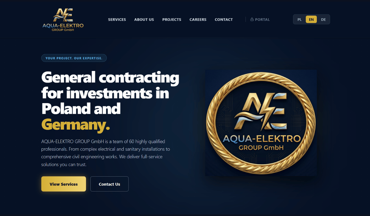 AQUA-ELEKTRO GROUP - strona firmowa